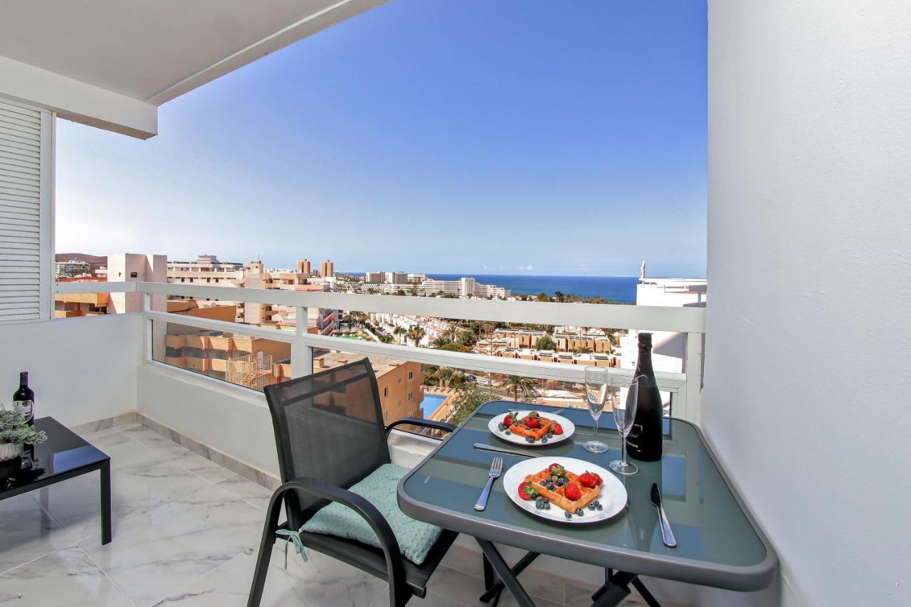 Modern Studio With A Sea View And Pool Access Ponderosa 801 Playa de las Americas  Ngoại thất bức ảnh